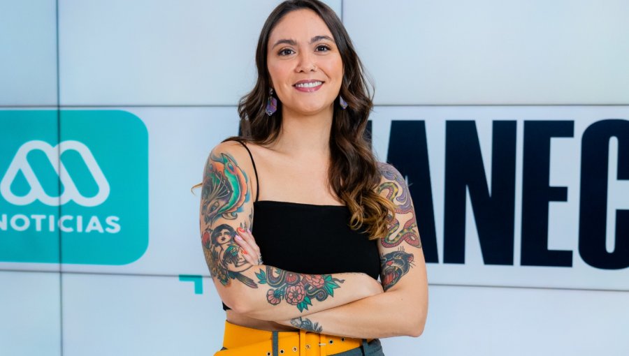 Periodista de Mega responde a críticas por sus tatuajes: “Ordinaria”