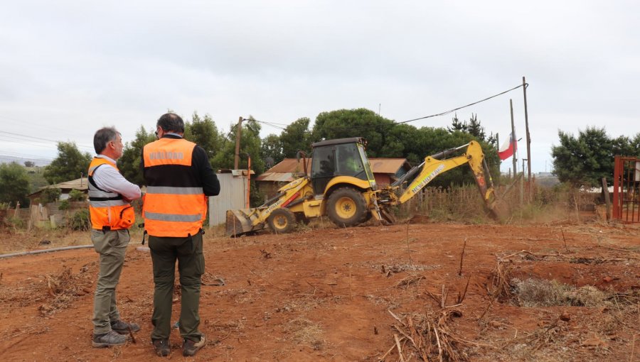 Construyen cortafuegos en la parte alta de Viña del Mar para prevenir incendios forestales