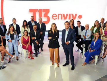 Con solo ocho meses al aire, “T13 en Vivo” consigue posicionarse con gran éxito de sintonía