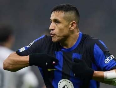 Alexis Sánchez ingresó sobre el final en empate del Inter ante Genoa por la Serie A de Italia