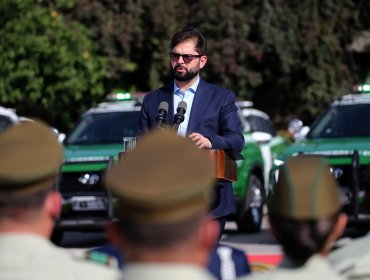 Presidente Boric: "Insultan a carabineros cuando dicen que no se hace nada en seguridad"