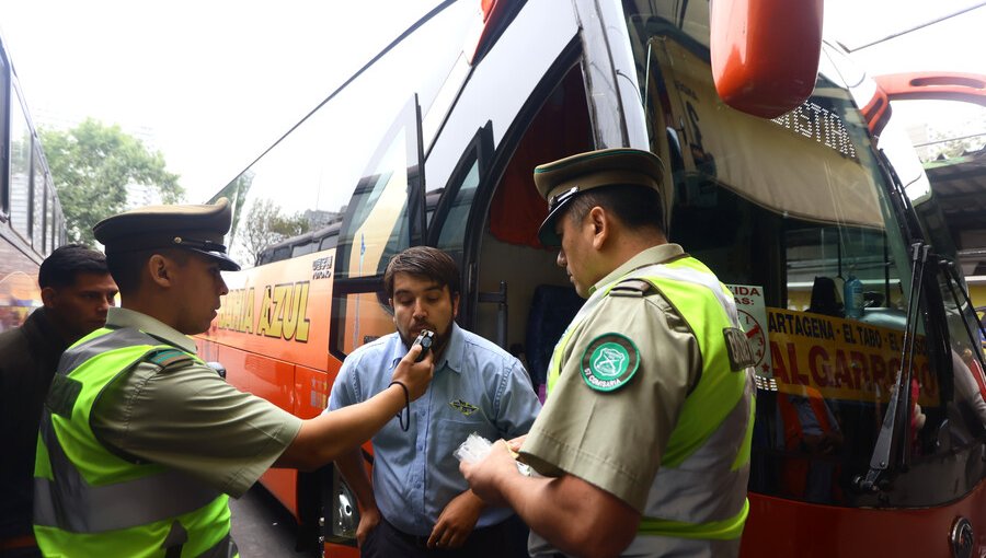 Intensa fiscalización por fin de semana largo registra una víctima fatal y 36 detenidos por conducir bajo los efectos del alcohol