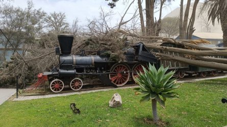 Alerta Amarilla por fuertes vientos que provocaron cortes de energía en Copiapó