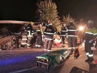 Choque contra un poste le costó la vida a una persona en la comuna de Santa María