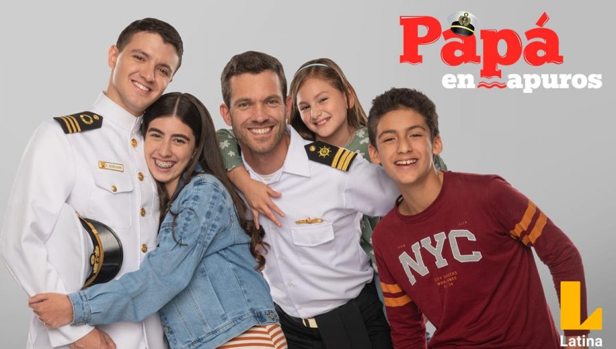 Llega a Mega versión internacional de su recordada teleserie "Papá a la Deriva"