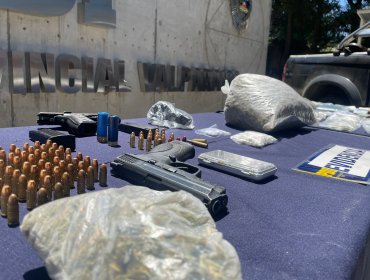 Desarticulan banda dedicada a la comercialización y abultamiento de droga en el cerro Playa Ancha de Valparaíso