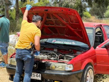 Encuentran vehículo que había sido robado en sector rural de Limache: 31 autos han sido recuperados en 5 meses