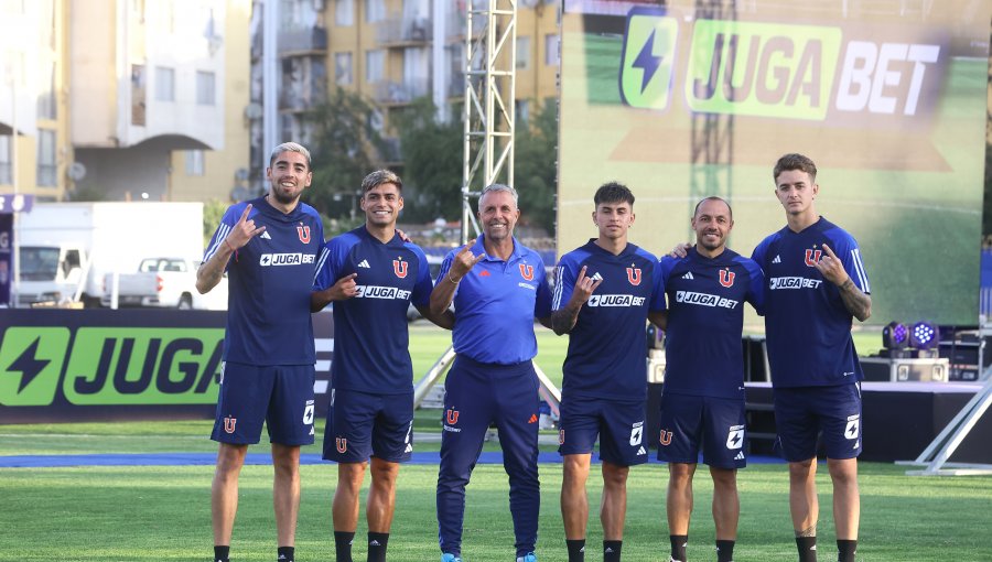 Universidad de Chile presentó a sus refuerzos para la temporada 2024 en el Centro Deportivo Azul