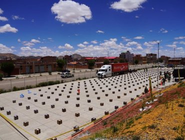 Bolivia anunció la incautación del mayor cargamento de cocaína de su historia: 8.776 kilos intentaban ser transportados a Países Bajos