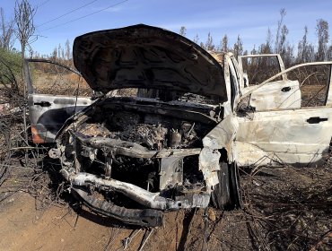 Queman dos camionetas y un camión de transporte de combustible en Collipulli