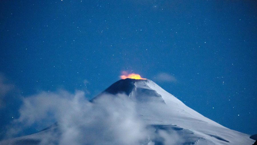 Reportan sismo asociado a fracturación de roca en el Volcán Villarrica