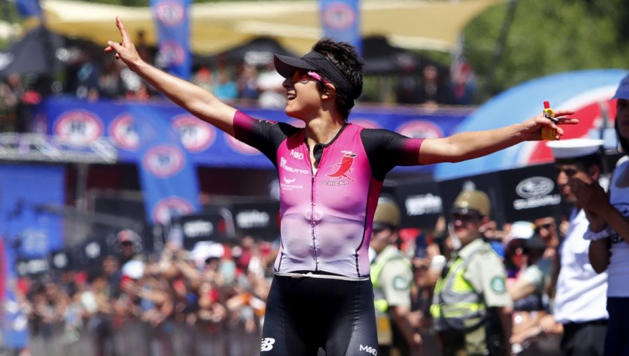 Bárbara Riveros termina tercera en el Ironman de Pucón en su regreso a las competencias