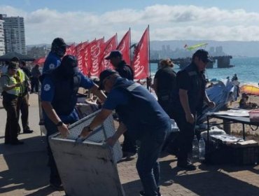 Municipio de Viña del Mar intensifica ofensiva en contra del comercio ilegal en calles de la ciudad