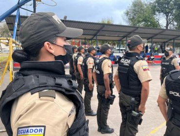 Cuatro policías terminan secuestrados en estado de excepción por delincuencia en Ecuador