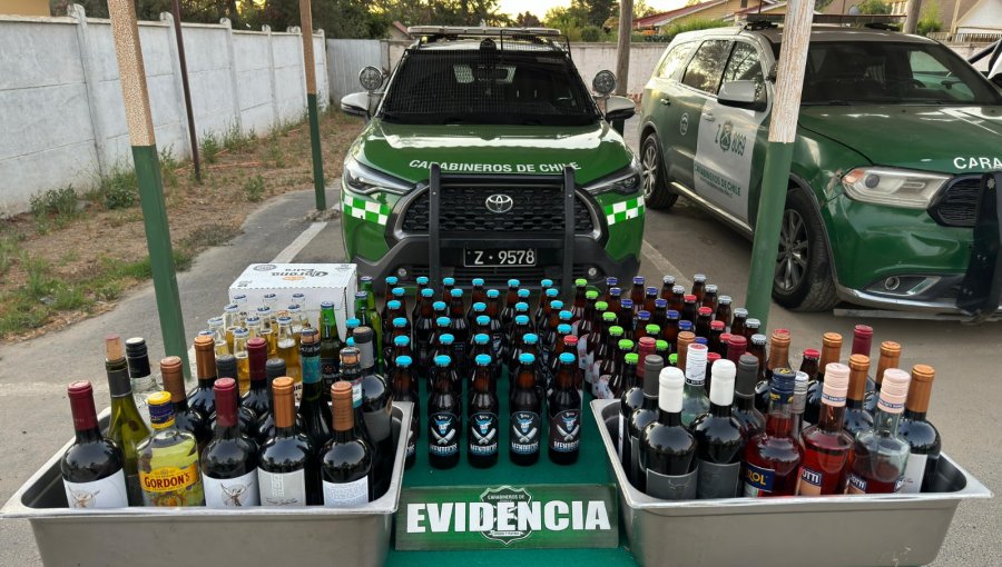 Hombre es detenido por soborno en Olmué: Intentó evadir fiscalización por no contar con patente de alcoholes