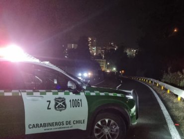 Una persona perdió la vida tras ser atropellada en sector de Santos Ossa en dirección a Valparaíso