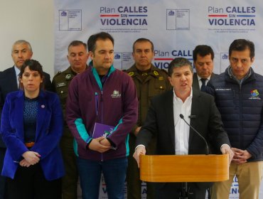 Subsecretario del Interior anuncia la creación de una "plana mayor" para mejorar plan Calles Sin Violencia