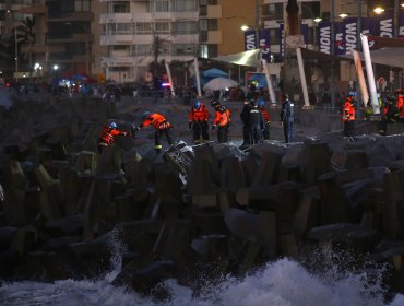 Rescatan cadáver hallado en roqueríos de Viña del Mar: confirman que se trata de una persona de sexo femenino