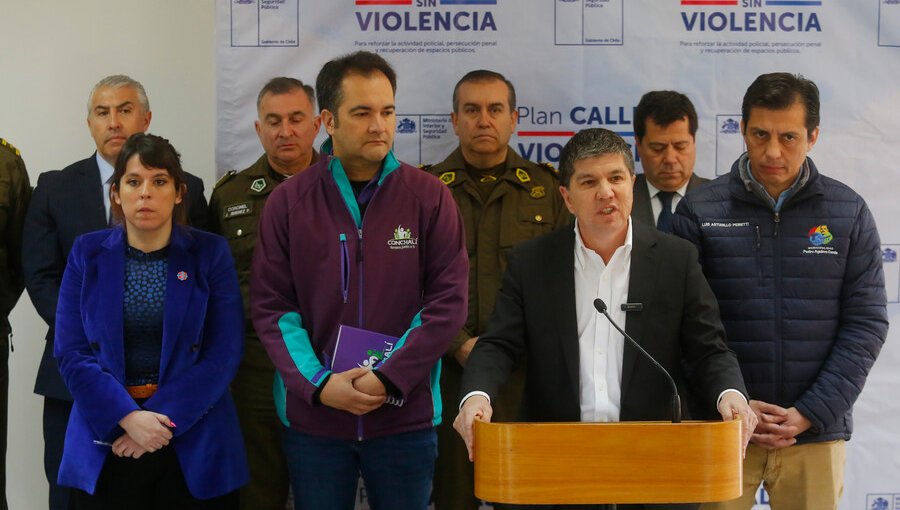 Subsecretario del Interior anuncia la creación de una "plana mayor" para mejorar plan Calles Sin Violencia