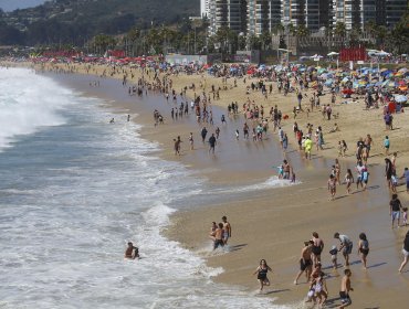 Viña del Mar cierra la primera quincena de verano destacando masiva presencia de turistas de la región Metropolitana y de Argentina