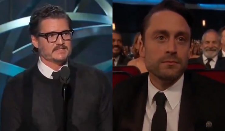 Pedro Pascal se “vengó” de Kieran Culkin en la transmisión de los Emmys