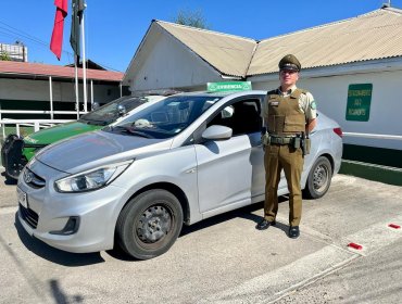Ladrón de auto de sólo 19 años es detenido en Quilpué