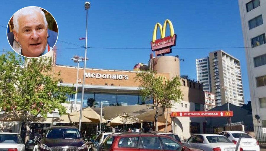 Concejal Lues confirma que McDonald's no ha realizado obras para descongestionar los tacos que produce AutoMac en Viña y Reñaca