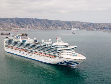 Más de 6 mil visitantes recibirá Valparaíso por la llegada del crucero británico Sapphire Princess
