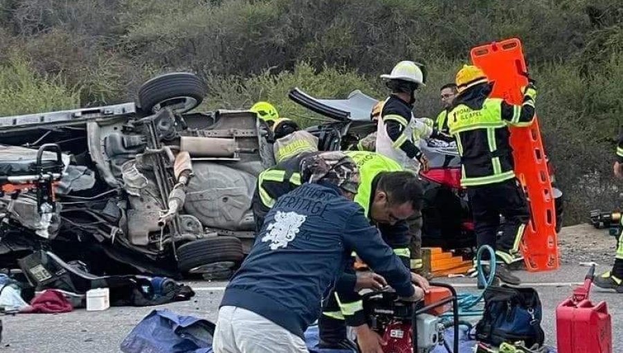 Trágico accidente deja una persona fallecida en la ruta que une Illapel con Salamanca
