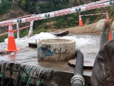 Hombre pierde la vida en cámara de agua en cerro Las Delicias de Valparaíso
