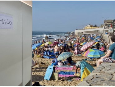 Playa Amarilla se transforma en el punto negro del verano en Concón: denuncian baños en mal estado y mala iluminación