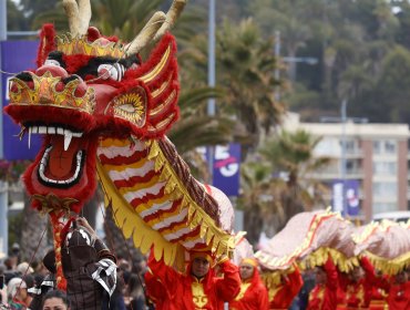 Carnaval Cultural recorrió las calles de Viña del Mar en el marco de la celebración del Año Nuevo Chino