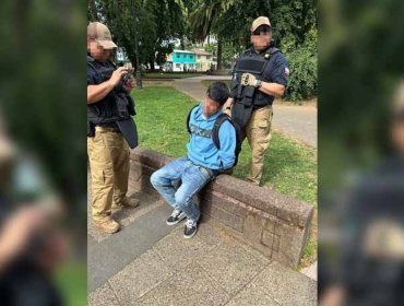 Sujeto con tobillera electrónica y amplio prontuario fue detenido tras robar un celular en Temuco