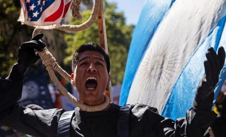 Las imágenes del paro nacional en Argentina contra las reformas impulsadas por el gobierno de Javier Milei