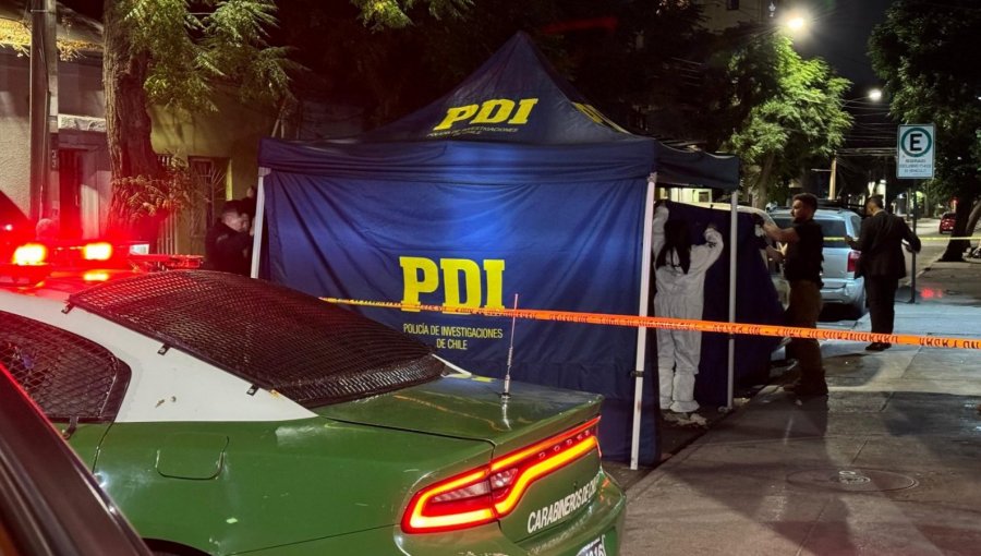 Hombre de nacionalidad colombiana fue asesinado a balazos en el barrio Yungay de Santiago