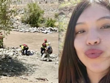 Producto del caudal del río Aconcagua, equipos de emergencia suspenden búsqueda del cuerpo de Michelle Silva en San Felipe