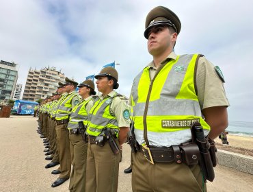 Nuevos Carabineros llegan hasta la región de Valparaíso para reforzar los servicios preventivos