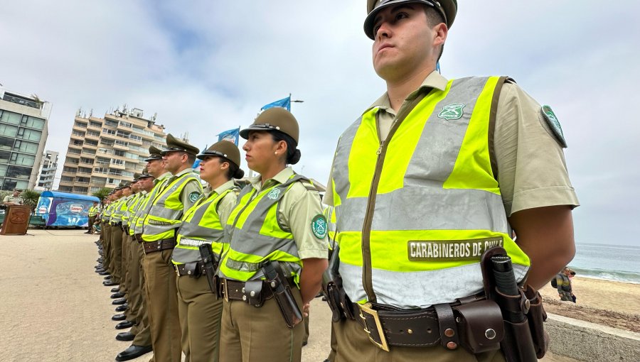 Nuevos Carabineros llegan hasta la región de Valparaíso para reforzar los servicios preventivos