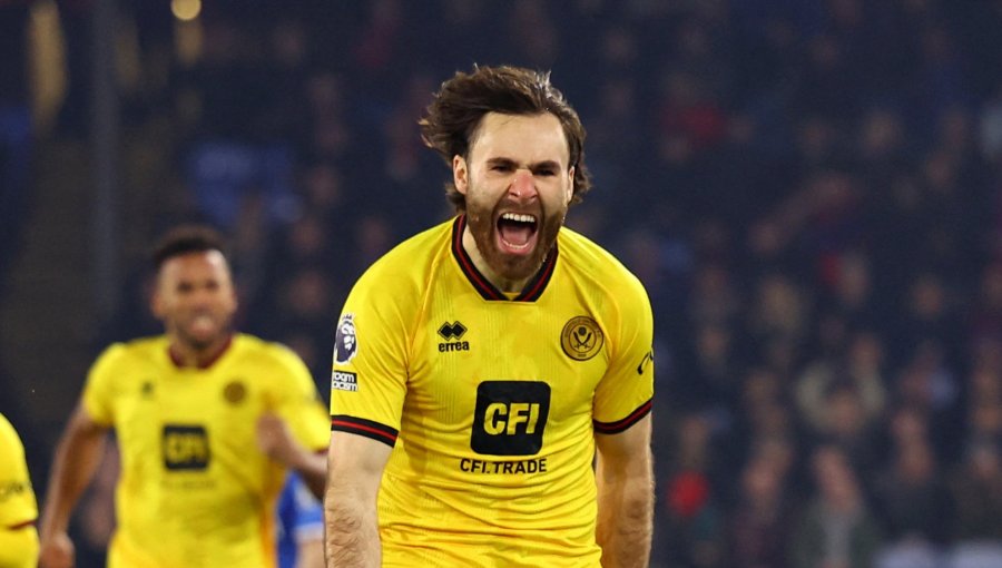 Ben Brereton anotó un gol en la derrota del Sheffield United ante Crystal Palace por Premier League