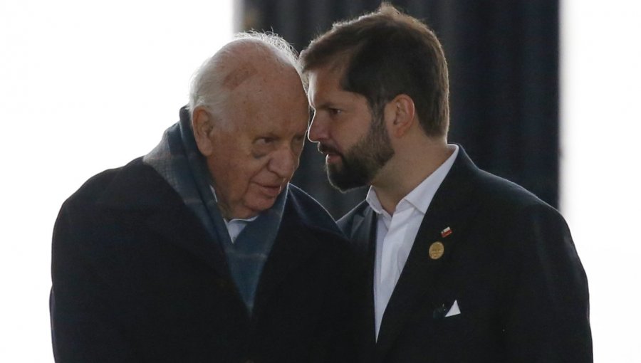 Presidente Boric valoró el rol de Ricardo Lagos: "Aprender de su experiencia ha sido tremendamente beneficioso"