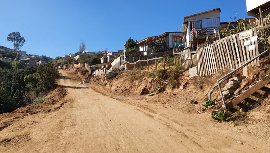 Calles del campamento Manuel Bustos de Viña del Mar serán pavimentadas durante el segundo semestre de 2024