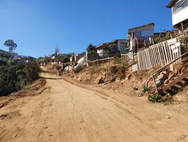 Calles del campamento Manuel Bustos de Viña del Mar serán pavimentadas durante el segundo semestre de 2024