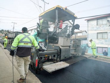 Estas son las 11 calles de Viña del Mar que serán pavimentadas por programa del Mininisterio de Vivienda