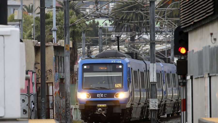 EFE Valparaíso repone su servicio desde este martes en forma parcial con servicio entre Limache a Quilpué