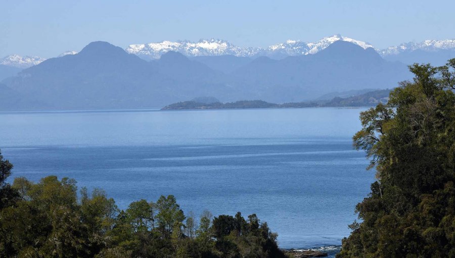 Helicóptero privado con al menos cuatro ocupantes capotó en el lago Ranco en Los Ríos