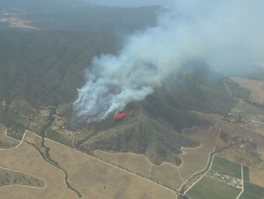 Declaran Alerta Roja Provincial para Valparaíso por incendio forestal con "rápida velocidad de propagación" en Casablanca