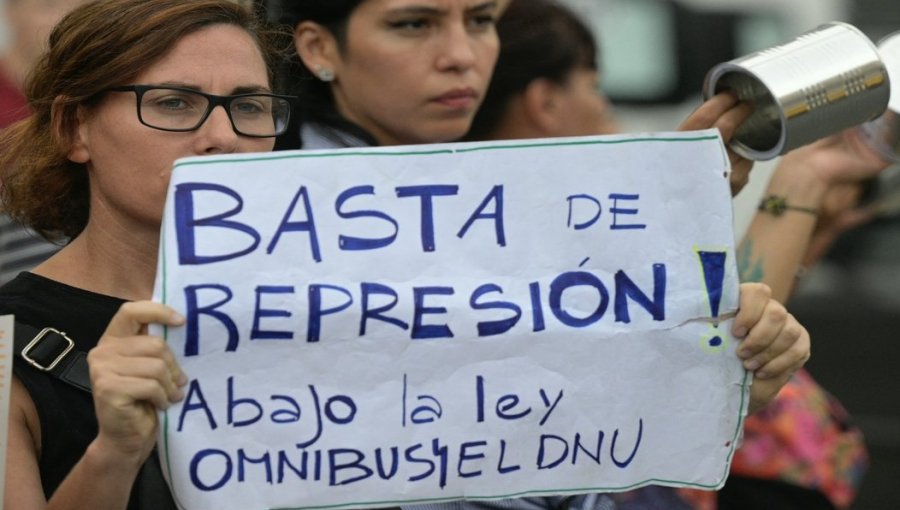 Comisión Interamericana de Derechos Humanos expresa preocupación por actos de "represión policial" registrados en Argentina