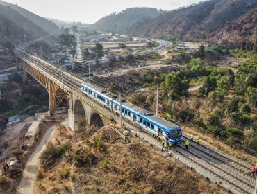 Metro EFE de Valparaíso repone por completo su servicio en el tramo Limache-Puerto