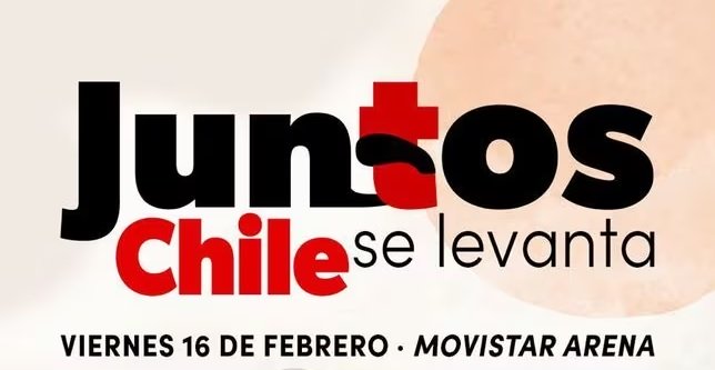 Evento solidario “Juntos, Chile se levanta”: cantantes, bandas, comediantes y animadores confirmados