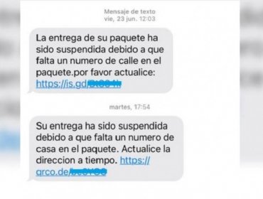 "La entrega de su paquete ha sido suspendida": La red que busca extraer datos de cuentas bancarias a través de estafas por SMS